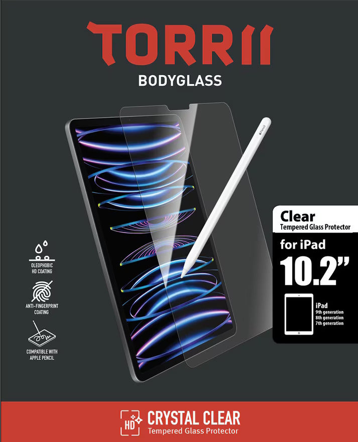 Torrii Bodyglass for iPad 10.2" (9th Gen 2021) Glass Screen Protector